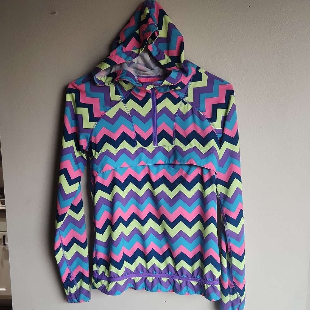 Ivivva By Lululemon Multicolor Activewear Jacket Girls 12